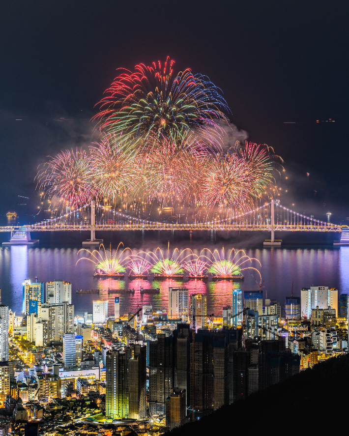 부산불꽃축제. 부산관광공사 제공