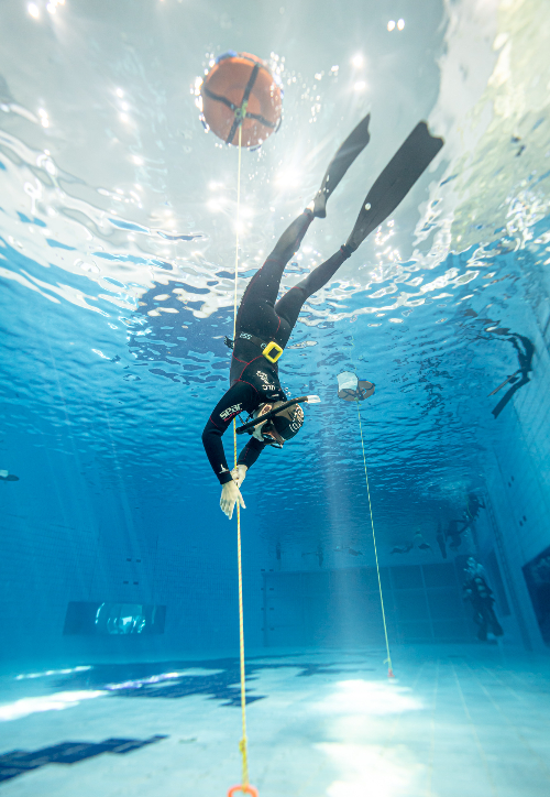 프리다이빙 해양레포츠 체험. 울진군 제공