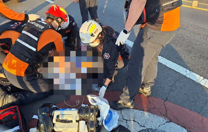 사고현장 모습. 제주도소방안전본부 제공