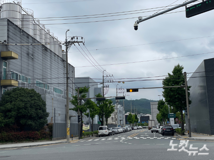 전라남도 순천 산업단지 모습.