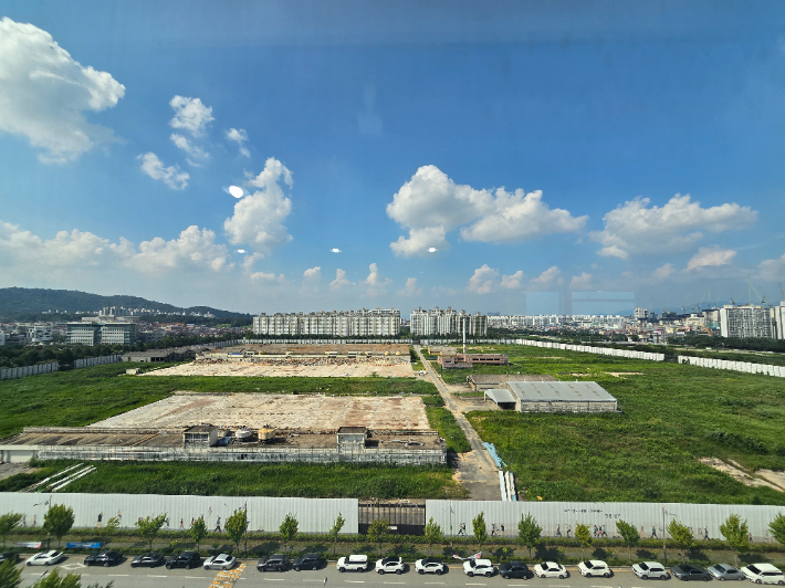 전주 옛 대한방직 부지 전경. 전주시 제공