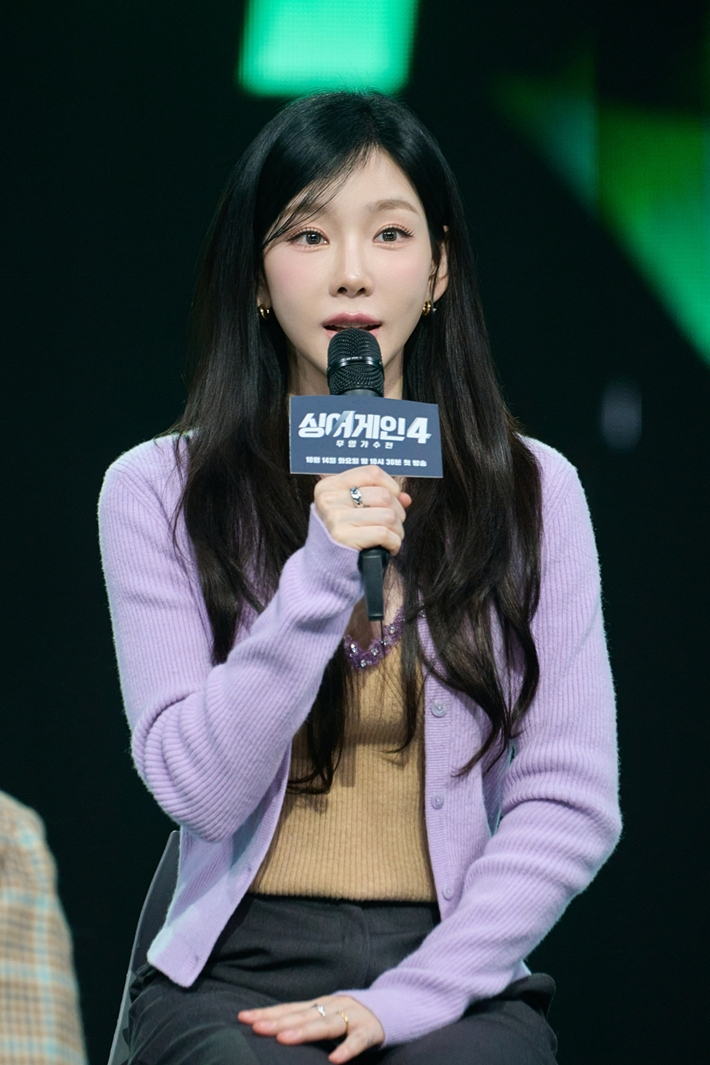 JTBC '싱어게인4'에 새 심사위원으로 합류한 소녀시대 태연. JTBC 제공