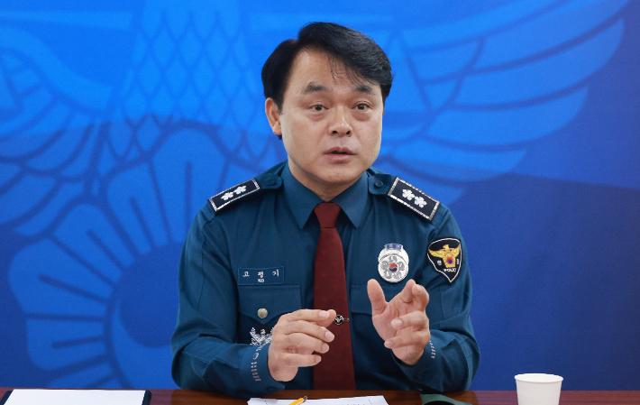 고평기 청장. 제주경찰청 제공 