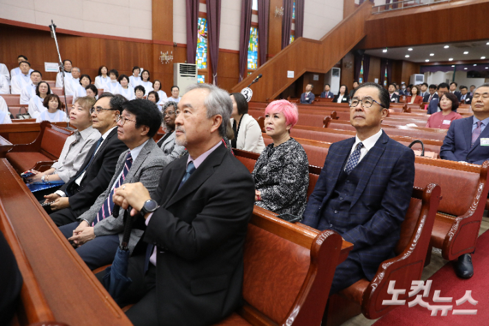 전주노회에 참석한 남가주 하와이 대회 관계자들. 최화랑 기자