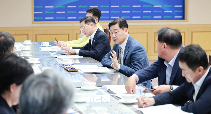김관영 전북도지사 등이 16일 2026년 국가예산 확보 비상체제에 돌입했다. 전북도 제공