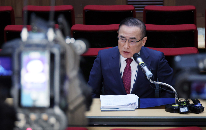 위성락 국가안보실장이 16일 용산 대통령실에서 캄보디아 한국인 대상 범죄 관련 브리핑을 하고 있다. 연합뉴스