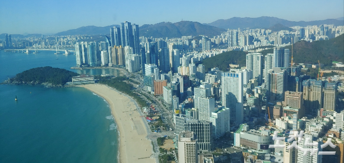 해운대구 일대. 박상희 기자