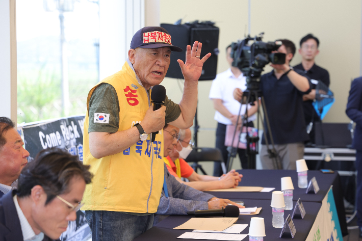 최성룡 납북자가족모임 대표. 연합뉴스