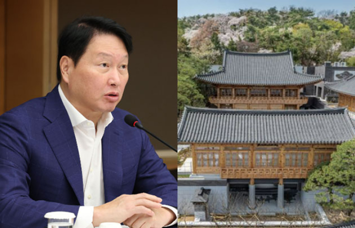 [단독]최태원, 선고 전날 친척들과 만찬회동…동거인 기획 전시 참관