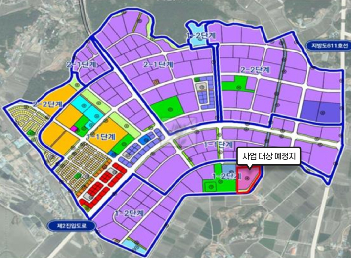 사업 대상 예정지. 서천군 제공