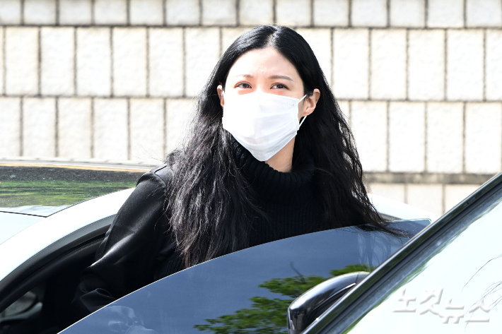 조국 전 조국혁신당 대표 딸 조민 씨가. 류영주 기자