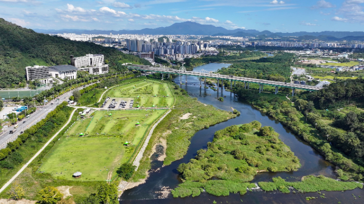 광주 광산구 서봉파크골프장 전경. 광주 광산구청 제공