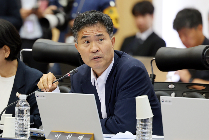 민주당 이원택 국회의원. 연합뉴스