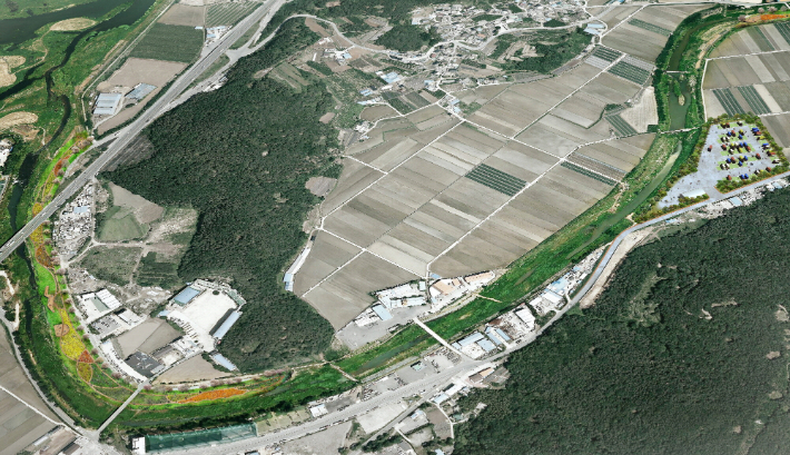 경주 신당천 전경. 경주시 제공