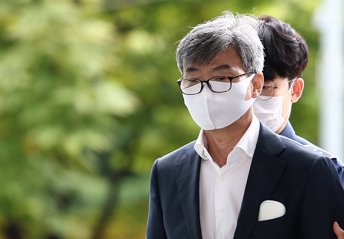 이종호 전 블랙펄인베스트 대표가 서울 서초구 순직해병 특별검사팀에 출석하고 있다. 연합뉴스