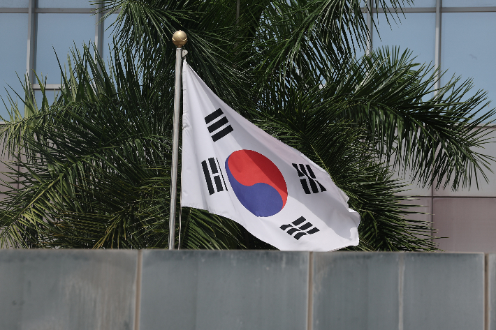 프놈펜에 위치한 주캄보디아 대사관 모습. 연합뉴스