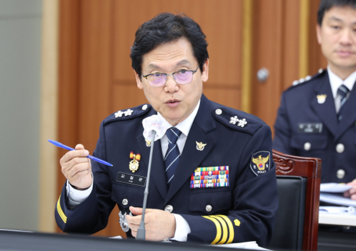 김철문 전북경찰청장. 연합뉴스