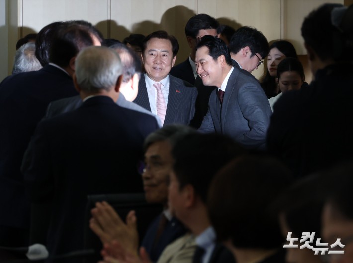 중소기업인 만난 장동혁 대표