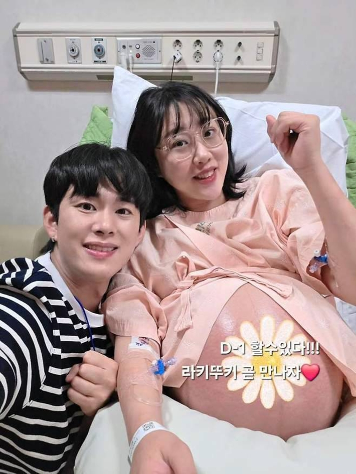 코미디언 손민수와 임라라 부부. SNS 화면 캡처
