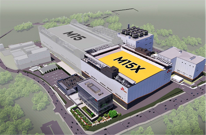 SK하이닉스가 충북 청주에 건설 중인 M15X 조감도. 한국수자원공사 제공
