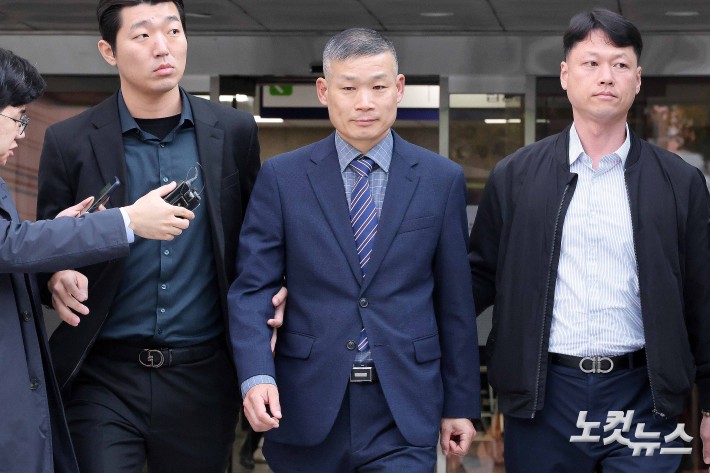 영장실질심사 마친 김동혁