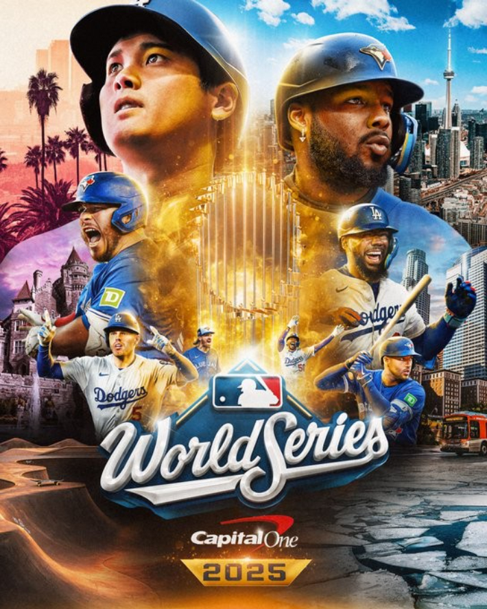 다저스와 토론토가 맞붙는 2025 MLB 월드시리즈. MLB 홈페이지 캡처
