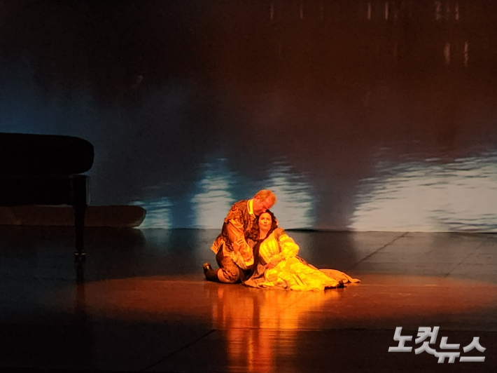 23일 오후 7시 30분 부산 영화의전당 하늘연극장에서 부산CBS가 주최한 콘서트 오페라 '리골레토' 공연이 펼쳐졌다. 정혜린 기자