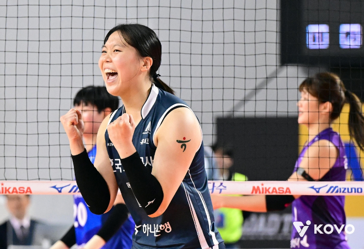 프로배구 여자부 도로공사 특급 신인 이지윤. 한국배구연맹