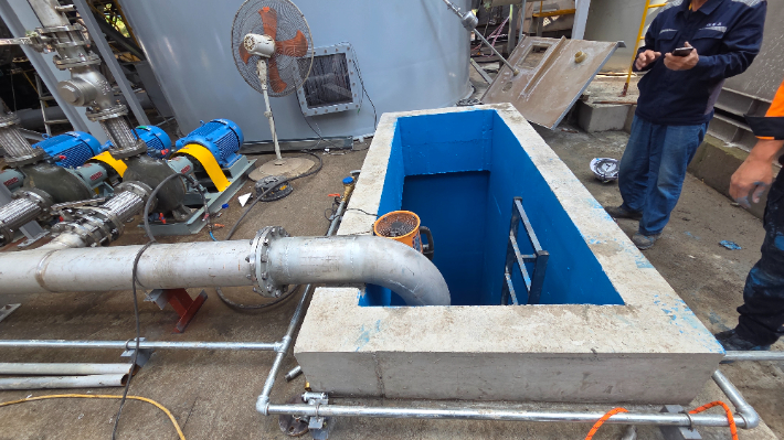 사고가 발생한 지하 수조. 경북소방본부 제공