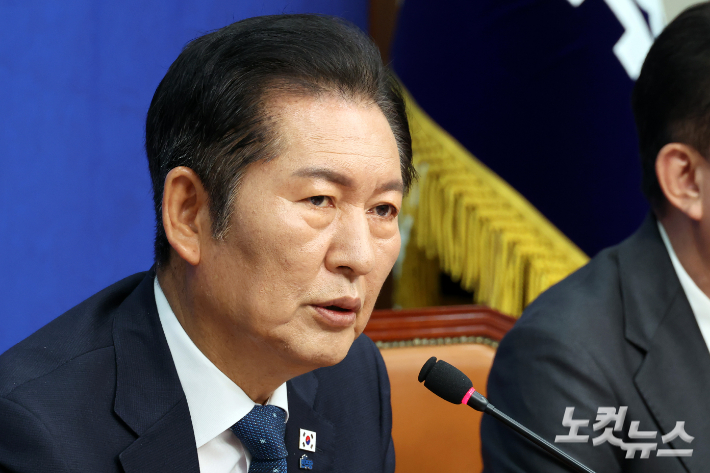 더불어민주당 정청래 대표. 윤창원 기자