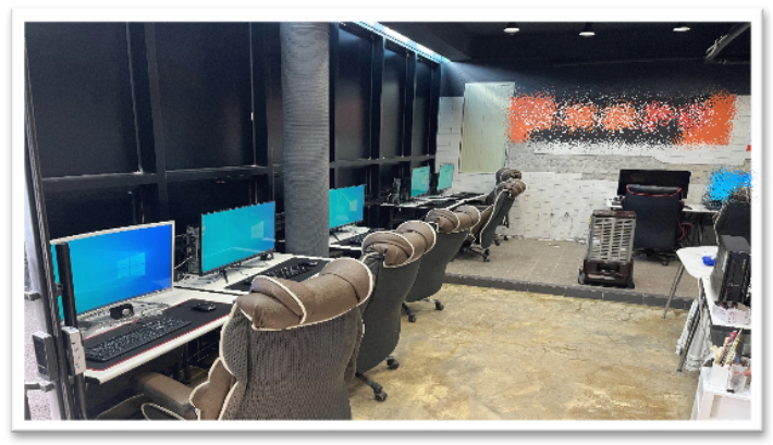 경찰이 적발한 불법 사이버 도박장. 제주경찰청 제공