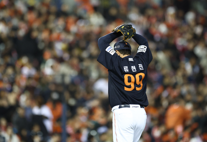 류현진 '7실점'. 연합뉴스
