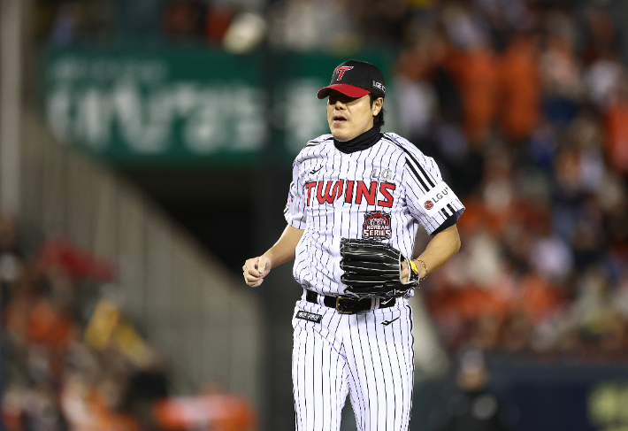 LG 김진성. 연합뉴스