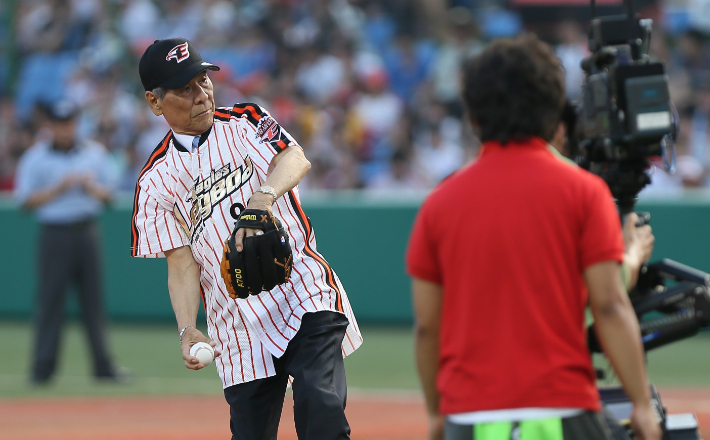 'KBO 첫 우승 사령탑' 김영덕 감독. 연합뉴스