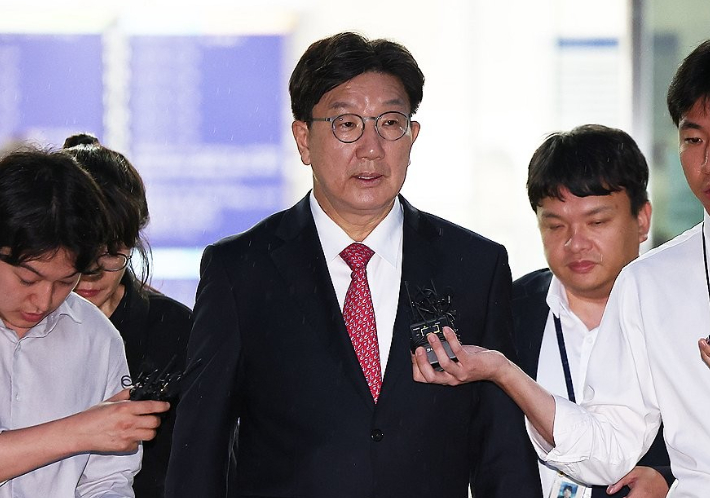 윤석열 정부와 통일교 간 '정교 유착'의 발단으로 지목된 국민의힘 권성동 의원. 연합뉴스