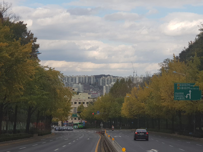 관악로. 서울시 제공