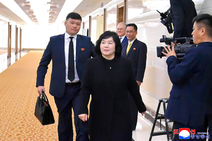 최선희 "北, 유라시아 대륙에 대한 어떤 위협에도 대응할 준비 돼"