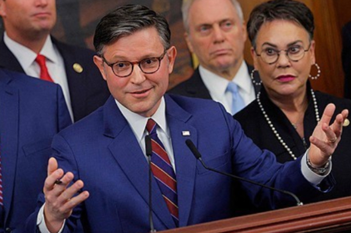 마이크 존슨 미 하원의장. 연합뉴스