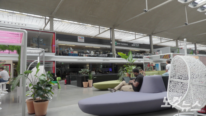 스테이션F 내부. 전남CBS