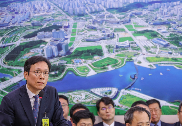 국토부 김규철 주택토지실장. 연합뉴스