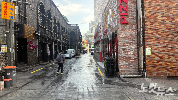 29일 오전 한적한 이태원 일대. 김수정 기자