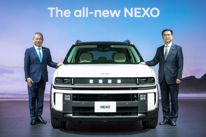 재팬모빌리티쇼 현대차 기념사진. 현대자동차 제공