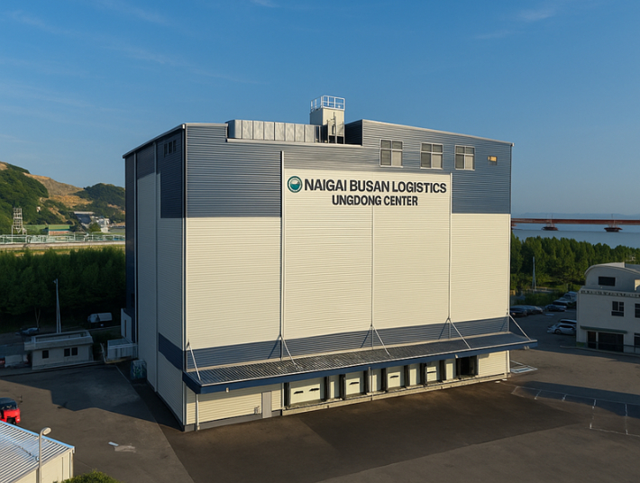 나이가이부산물류센터 저온창고. BPA 제공