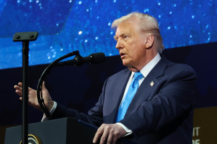 발언하는 도널드 트럼프 미국 대통령. 연합뉴스