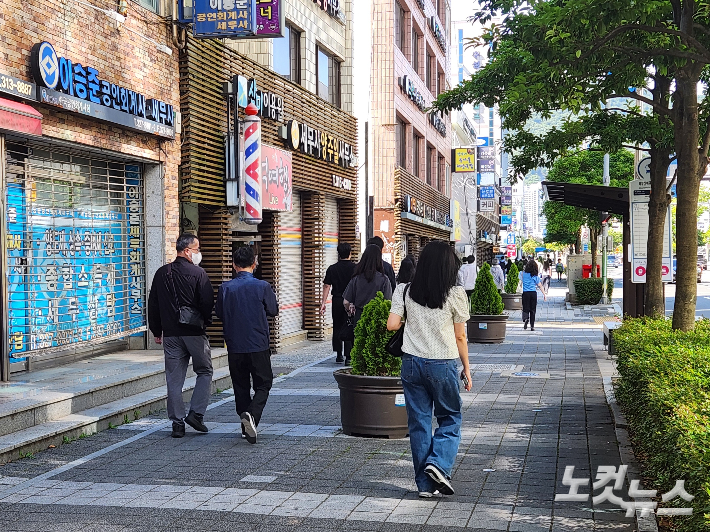 부산지역 출근길 전경. 정혜린 기자