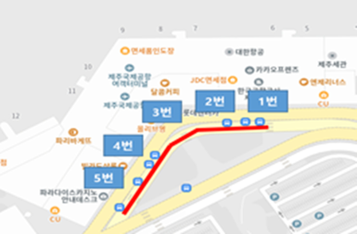 '1분 단속' 시행 구역. 제주시 제공