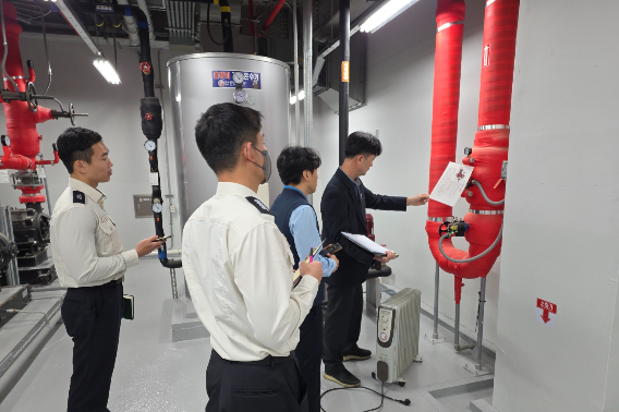 화재안전조사 실시 현장. 강원소방본부 제공