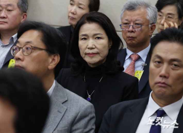 이진숙, 국회 방통위 종합감사 출석