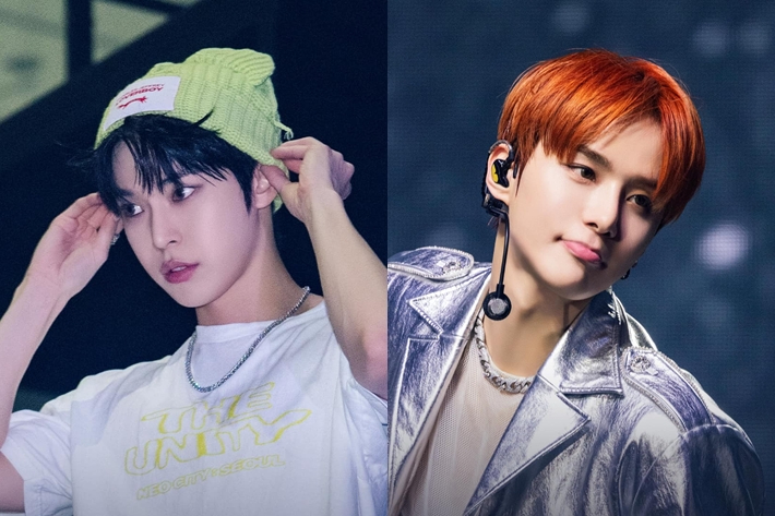 왼쪽부터 NCT 도영, 정우. NCT 127 공식 페이스북