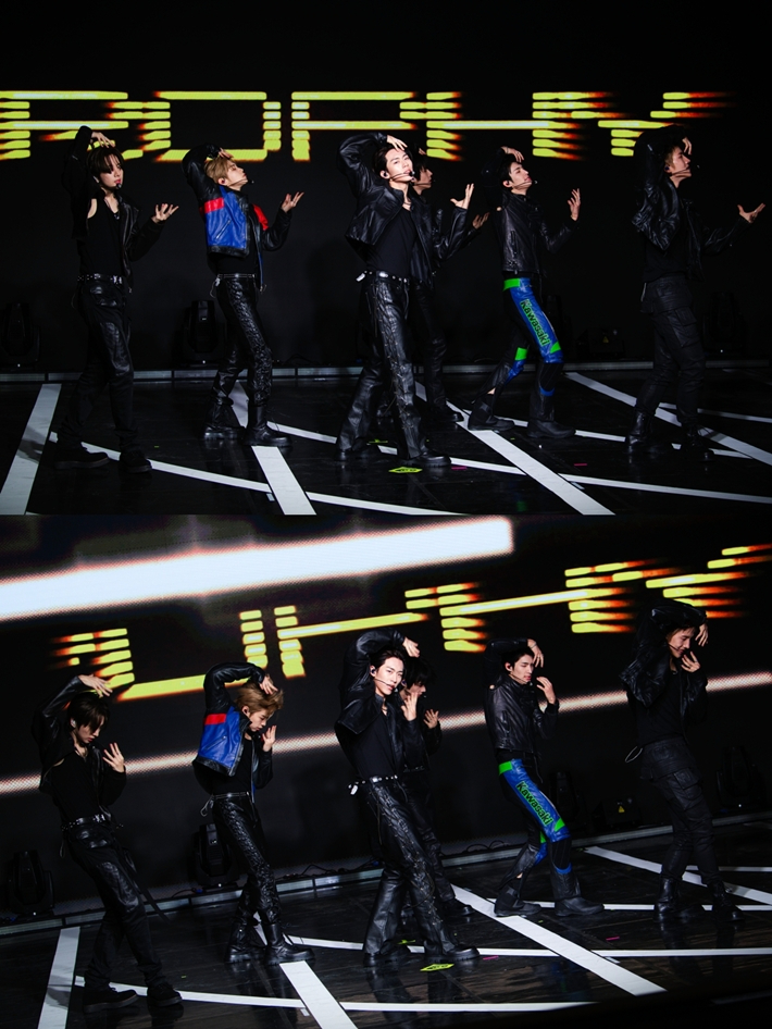 82메이저가 타이틀곡 '트로피' 무대를 하는 모습. 그레이트엠엔터테인먼트 제공